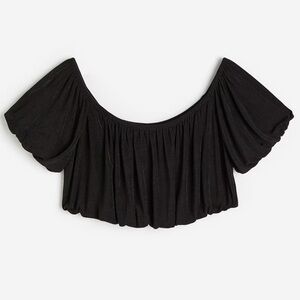 H&M Elegant Black Off-Shoulder Women's Top